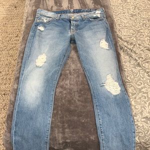 7 for all Mankind Skinny Boyfriend jeans, size 27